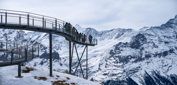 Grindelwald First Cliff Walk View